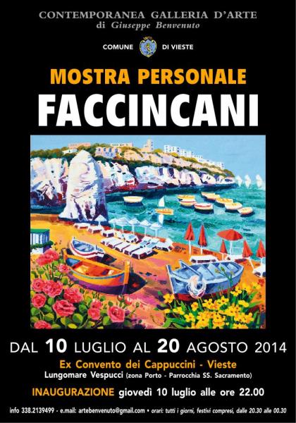 Mostra personale di Athos Faccincani