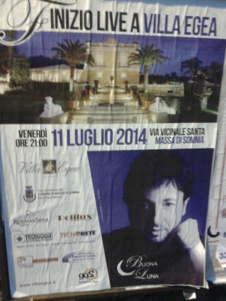 Gigi Finizio live a Villa Egea