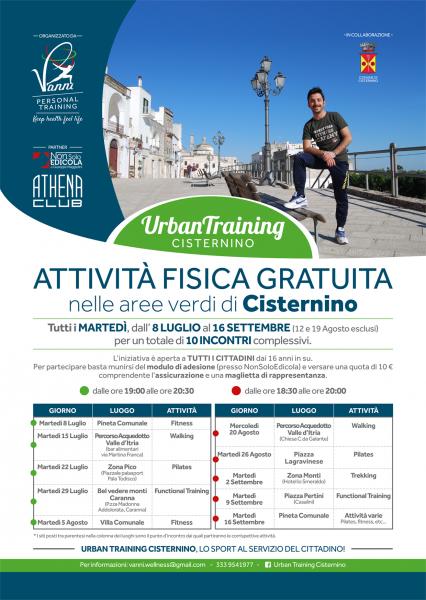 URBAN TRAINING CISTERNINO - Lo sport nei luoghi pubblici
