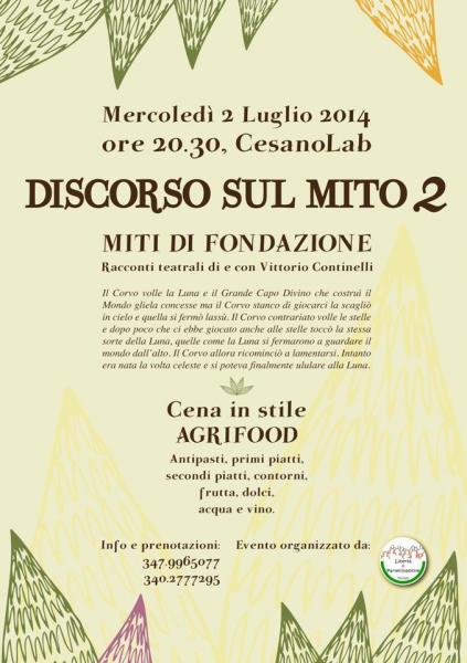 Discorso Sul Mito 2 -Miti di Fondazione-