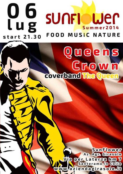 SunFlower presenta QUEEN'S CROWN! coverband "THE QUEEN"