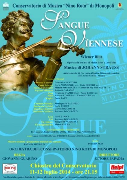 SANGUE VIENNESE (Wiener Blut) di Johann Strauss