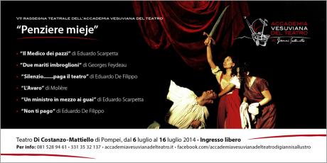 Penziere mieje, rassegna a cura dell’Accademia Vesuviana del Teatro