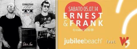 Jubileebeach meets Ernest & Frank, special guest djs & Aloha Brasil party, XXXIII ediz. ne Il Vizio.