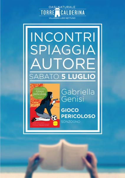 Incontri Spiaggia Autore - Gabriella Genisi con il suo ultimo romanzo "Gioco pericoloso"