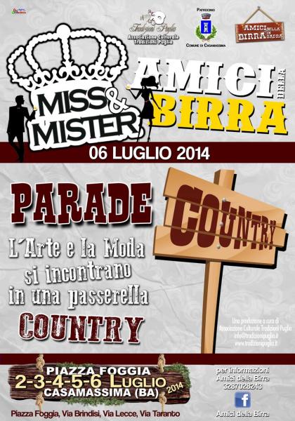 Sfilata in Piazza Foggia, "PARADE STYLE-COUNTRY"