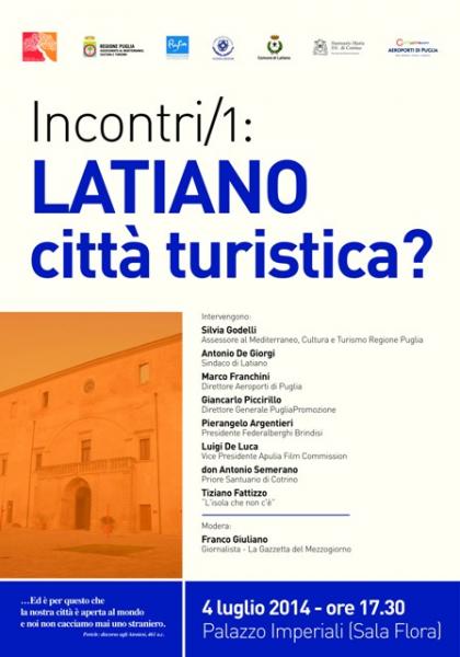 Incontro "LATIANO città turistica?"