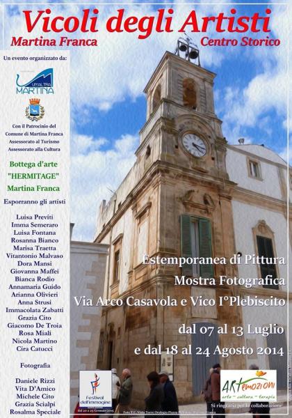Vicoli degli artisti - Pittura e fotografia nelle vie del centro storico di Martina Franca