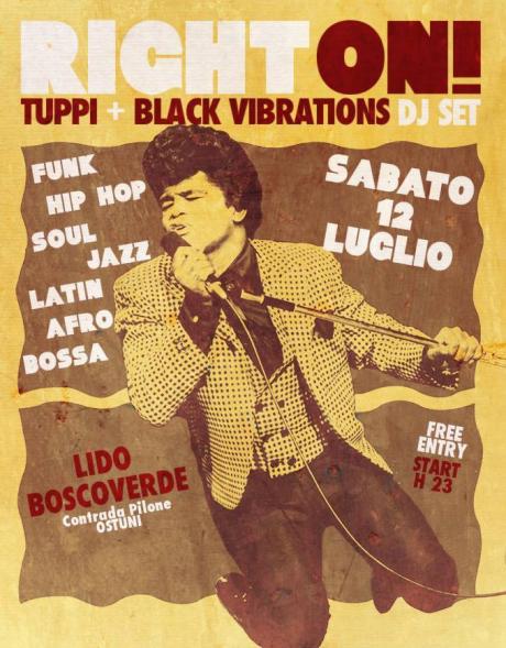 Right ON!!! Dj Tuppy & BlackVibrations dj set - Lido Bosco Verde