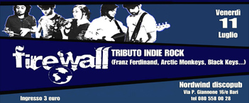 Firewall in concerto Attenzione concerto Annullato.