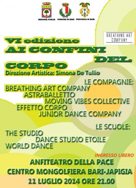 Ai Confini del Corpo VI Edizione Rassegna di Danza