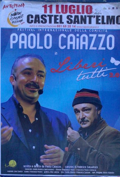 Paolo Caiazzo in "Liberi tutti 2.0"