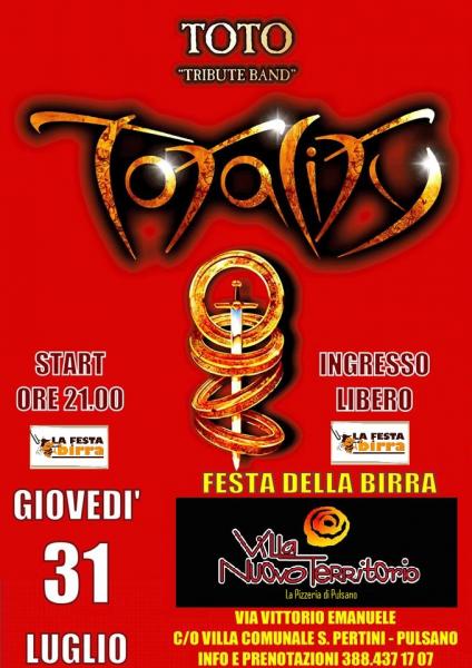 Festa Della Birra con  Toto Tribute Band