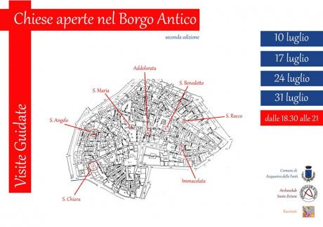 Chiese aperte nel borgo antico