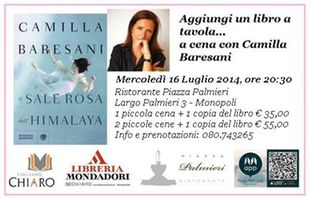 Aggiungi un libro a tavola…a cena con Camilla Baresani