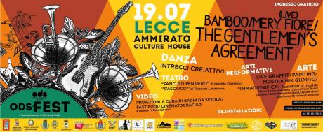 Bamboo, Mery Fiore e The Gentlemen's Agreement per la prima di “Officina di strada”