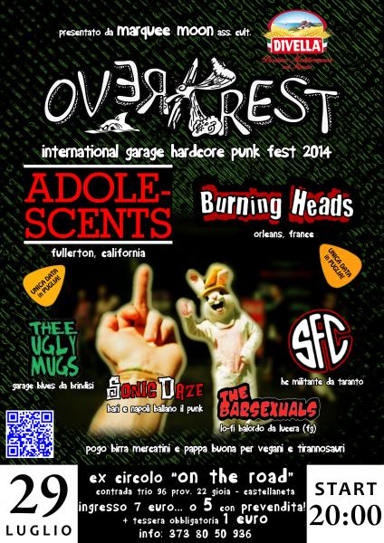 OVERKREST International Garage Hardcore Punk Fest 2014