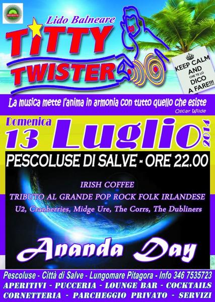Ananda Day al Titty Twister - Pescoluse