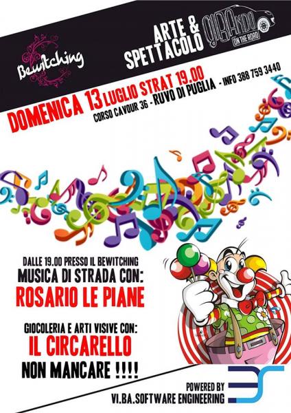 Girando on the road,arte e spettacolo