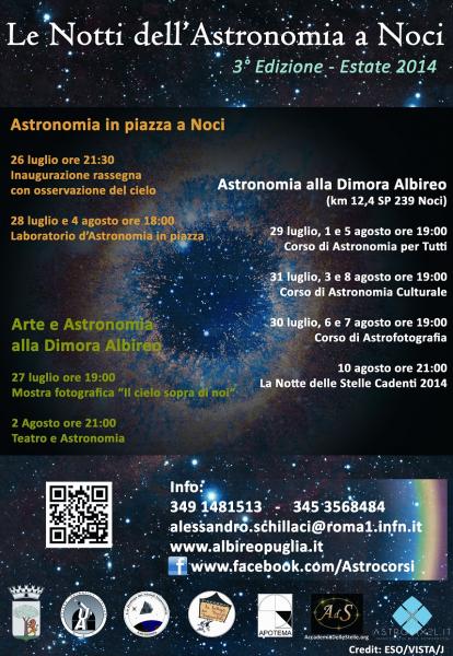 Le Notti dell'Astronomia a Noci 2014 - III Edizione - (I PARTE)