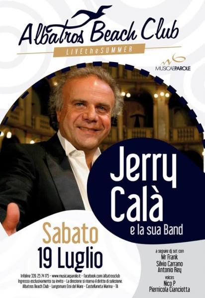Jerry Calà all’Albatros club