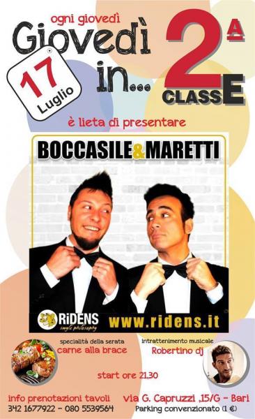 Cabaret con BOCCASILE & MARETTI