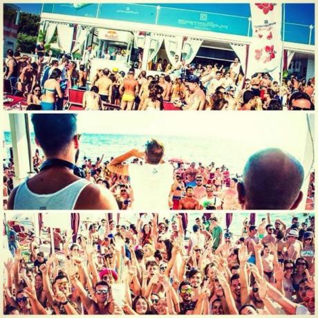 Beach party, si balla anche di notte