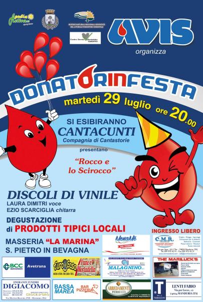 Donatori in festa con i "Cantacunti" e i "Discoli di vinile"