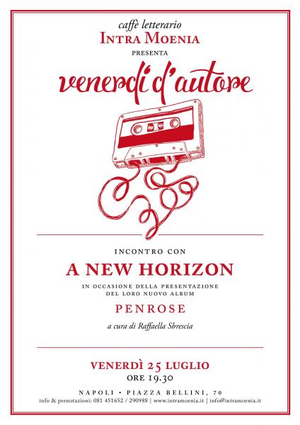 Venerdì d'Autore all'Intra Moenia: Gli A New Horizon presentano "Penrose"