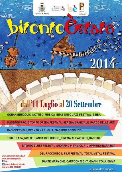 Bitonto Estate 2014 - appuntamenti di venerdì 25 luglio
