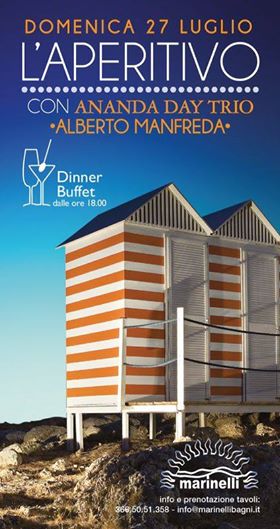 Ananda Day aperitivo live Bagni Marinelli - S. Gregorio