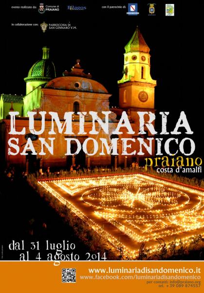 Luminaria di San Domenico, programma completo