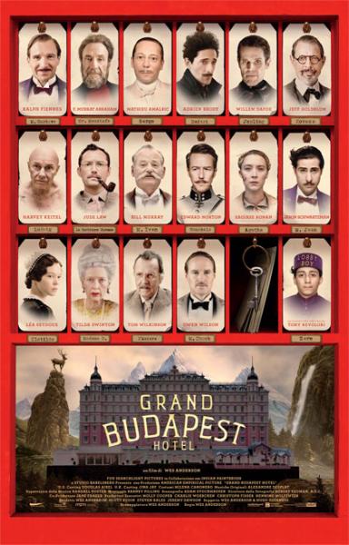 Film:  Grand Budapest Hotel