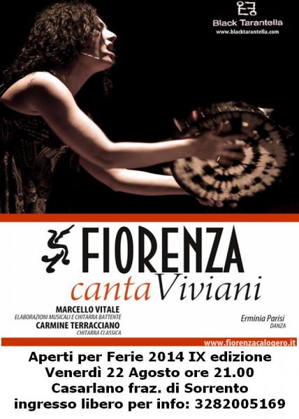 Aperti per Ferie IX ediz Fiorenza canta Viviani