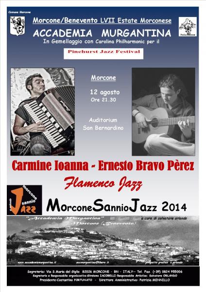 MorconeSannioJazz 2014 Carmine IOANNA  - Ernesto Bravo PEREZ