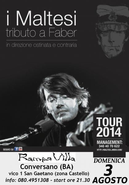 Tributo a FABRIZIO DE ANDRE' con I MALTESI