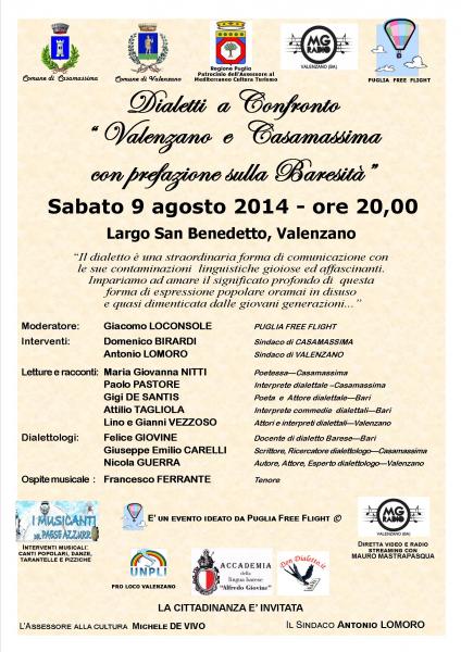 Dialetti a Confronto: Valenzano e Casamassima con Ampia Prefazione Sulla Baresità