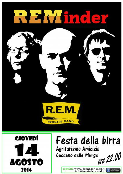Concerto dei REMinder - R.E.M. Tribute Band