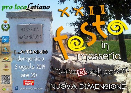 Festa in Masseria - XXII edizione