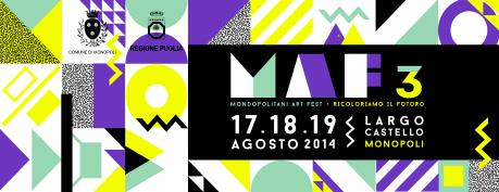 MAF3 - Mondopolitani Art Fest, 3a edizione