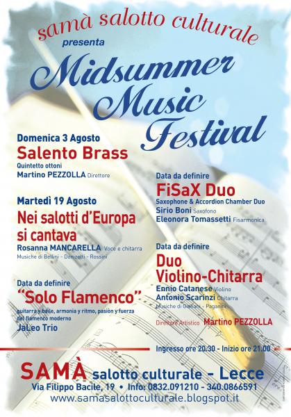 Midsummer Music Festival: Salento Brass