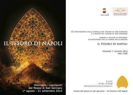 Il Tesoro di San Gennaro torna a Napoli