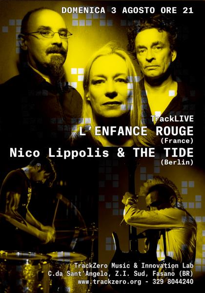 TrackLIVE | L'ENFANCE ROUGE + Nico Lippolis & THE TIDE