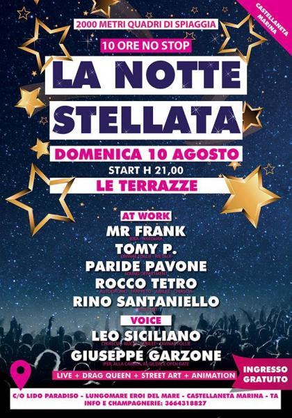 La Notte Stellata alle Terrazze