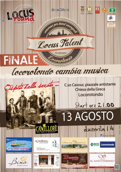 LOCUS TALENT 2014 | FINALE | Ospiti: Camillorè