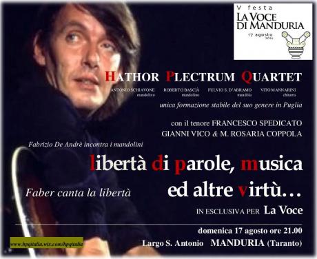 Libertà di Parole, Musica  ed Altre Virtù…