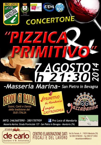 Concertone "Pizzica e Primitivo"