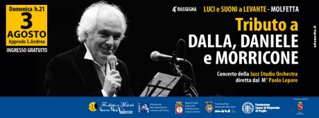 Tributo a Dalla, Daniele e Morricone Paolo Lepore e la Jazz studio orchestra in concerto
