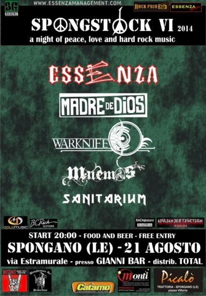 SPONGSTOCK VI - hard rock festival