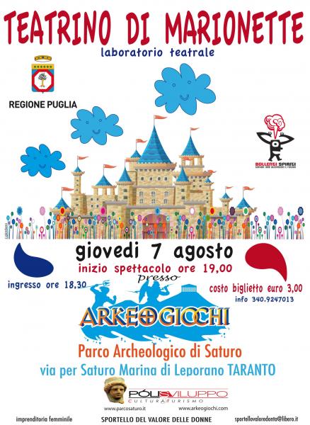 TEATRINO DI MARIONETTE laboratorio e spettacolo
